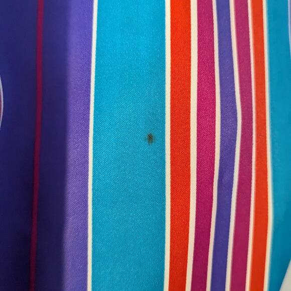 Tori Richard vintage stripe kaftan OSFM - Picture 8 of 9